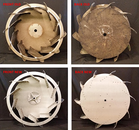 centrifugal blower wheel fan repair